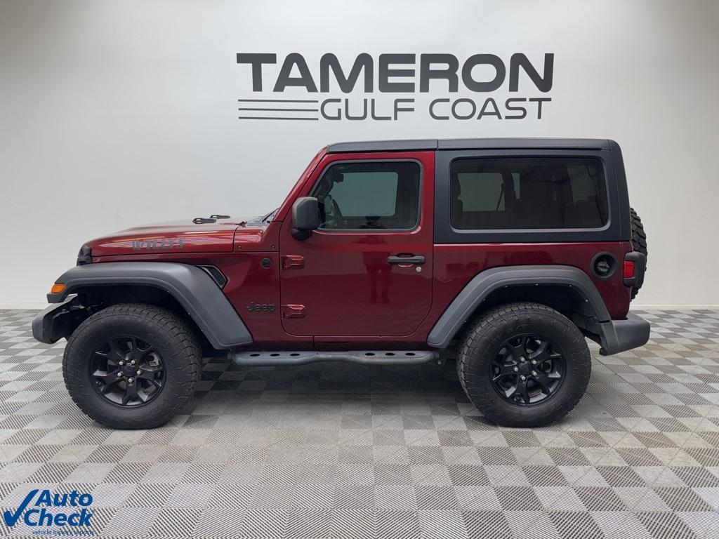 used 2022 Jeep Wrangler car, priced at $28,000