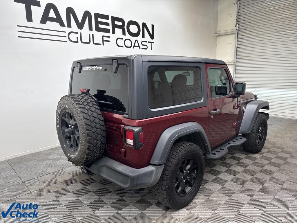 used 2022 Jeep Wrangler car, priced at $28,000