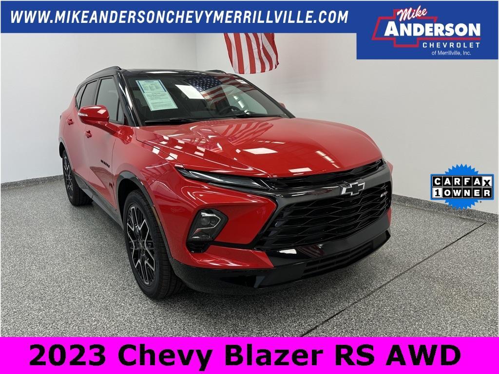 used 2023 Chevrolet Blazer car, priced at $37,828