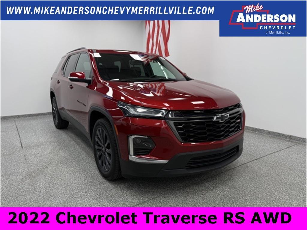 used 2022 Chevrolet Traverse car, priced at $34,828