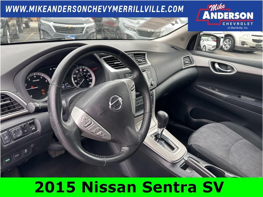 used 2015 Nissan Sentra car, priced at $9,988