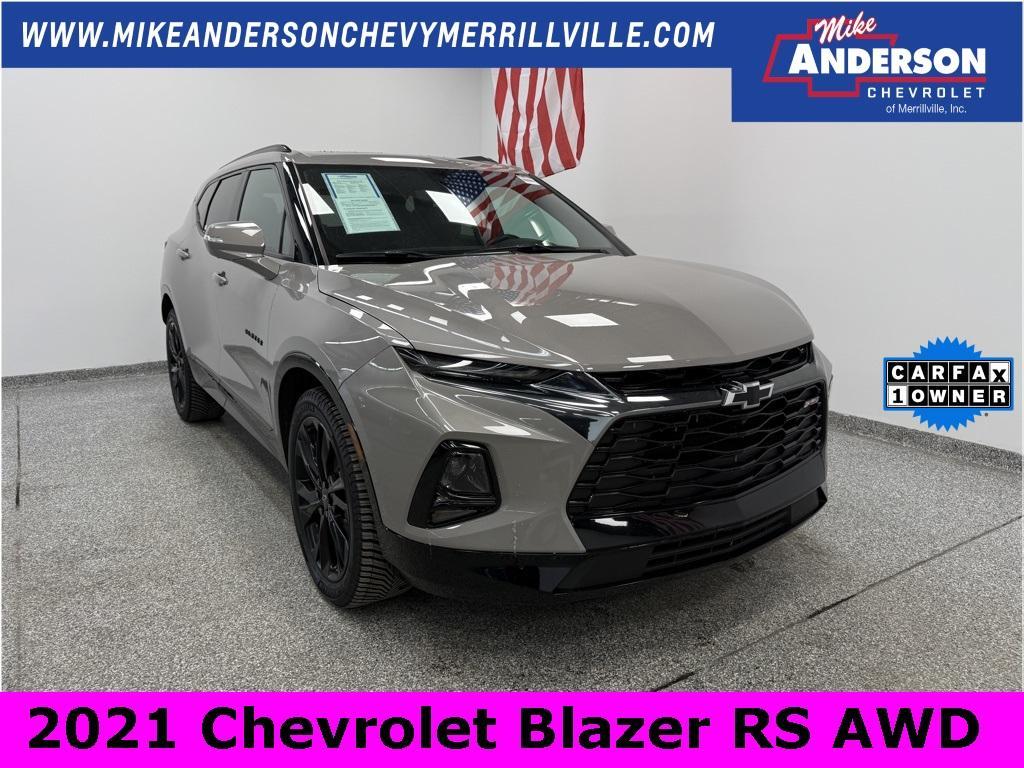 used 2021 Chevrolet Blazer car, priced at $32,370