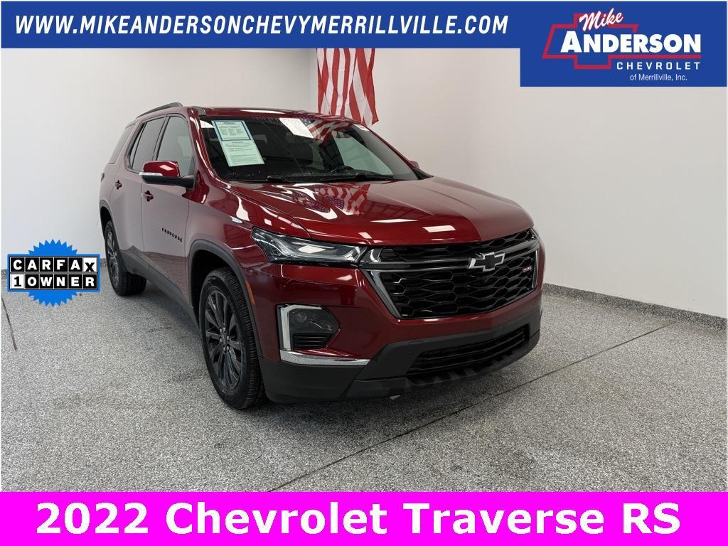 used 2022 Chevrolet Traverse car, priced at $33,500