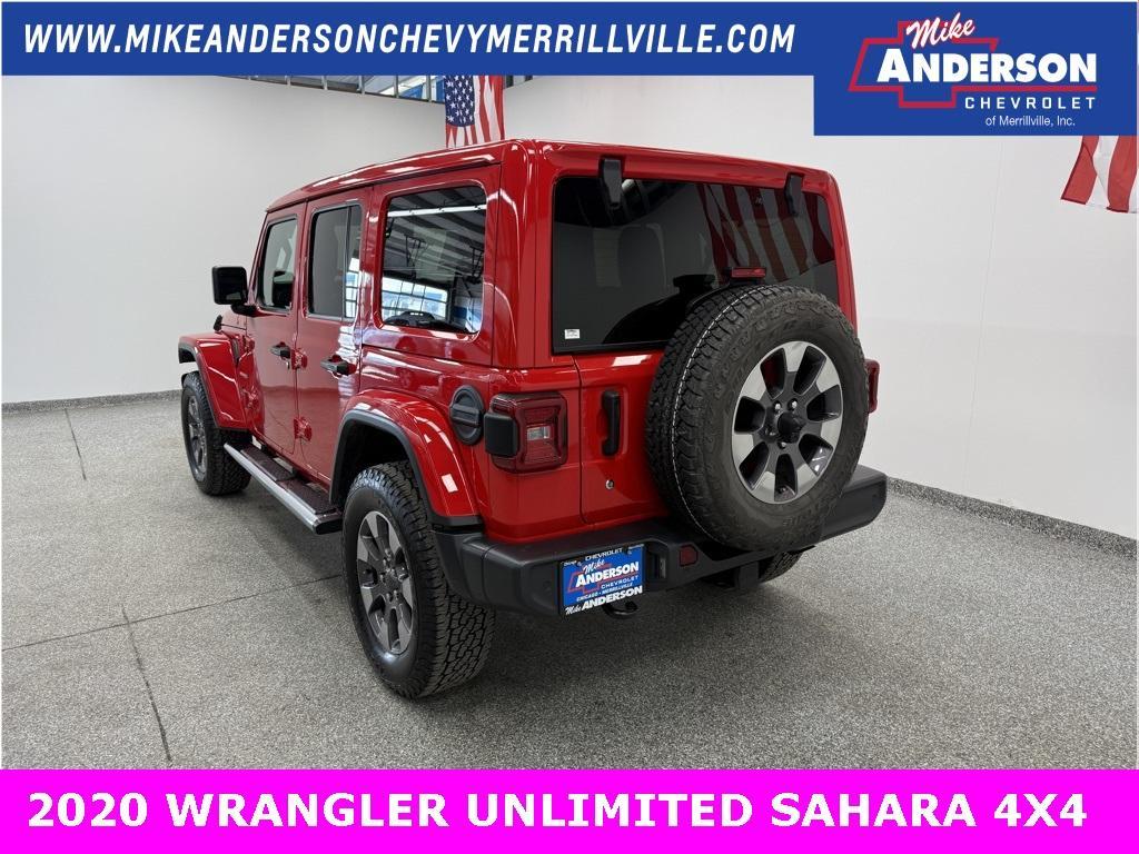 used 2020 Jeep Wrangler Unlimited car, priced at $26,400