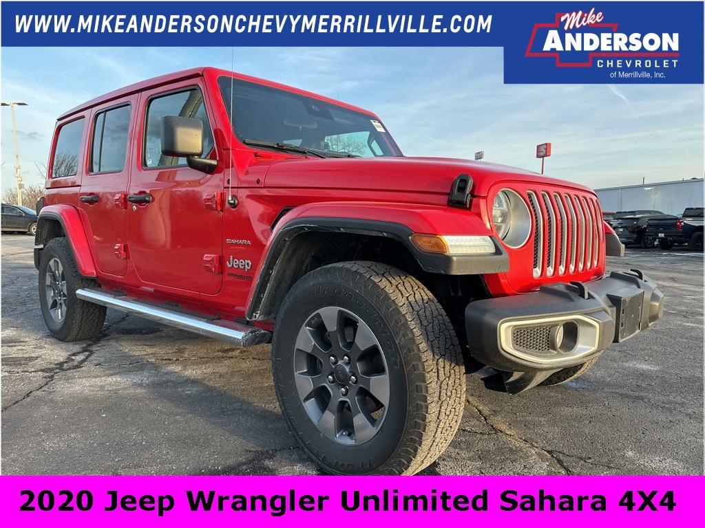 used 2020 Jeep Wrangler Unlimited car, priced at $27,590