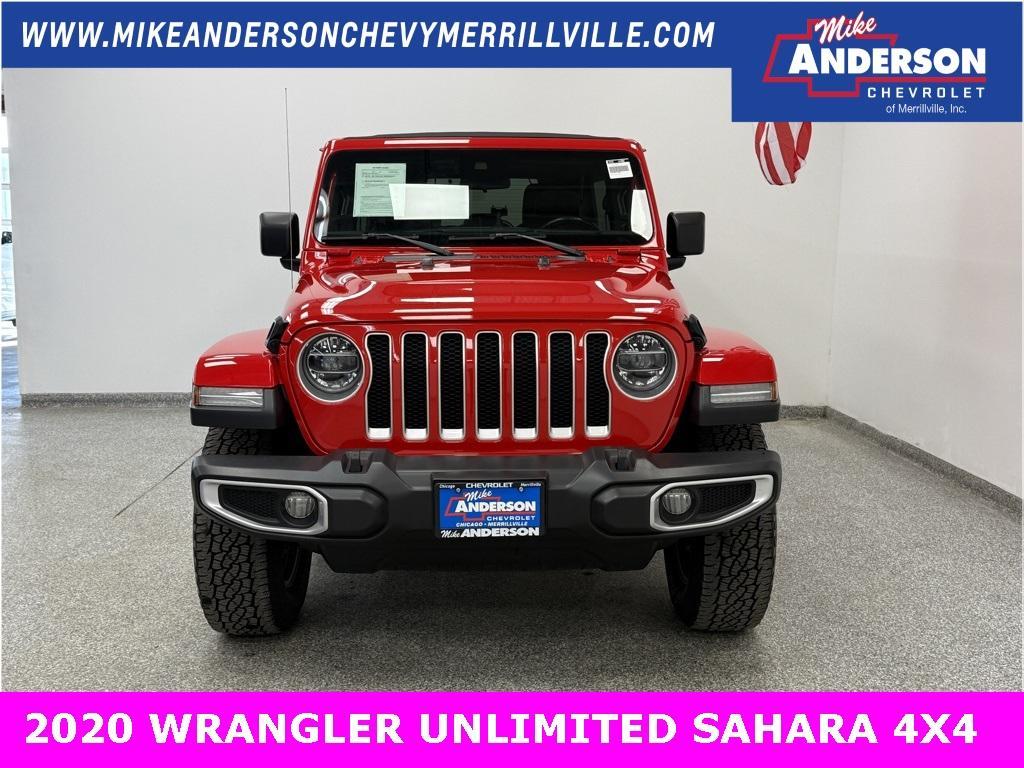 used 2020 Jeep Wrangler Unlimited car, priced at $26,400