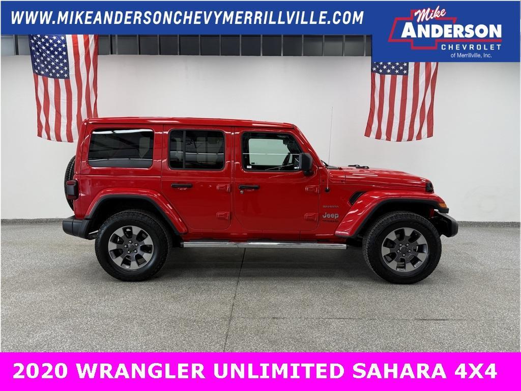 used 2020 Jeep Wrangler Unlimited car, priced at $26,400