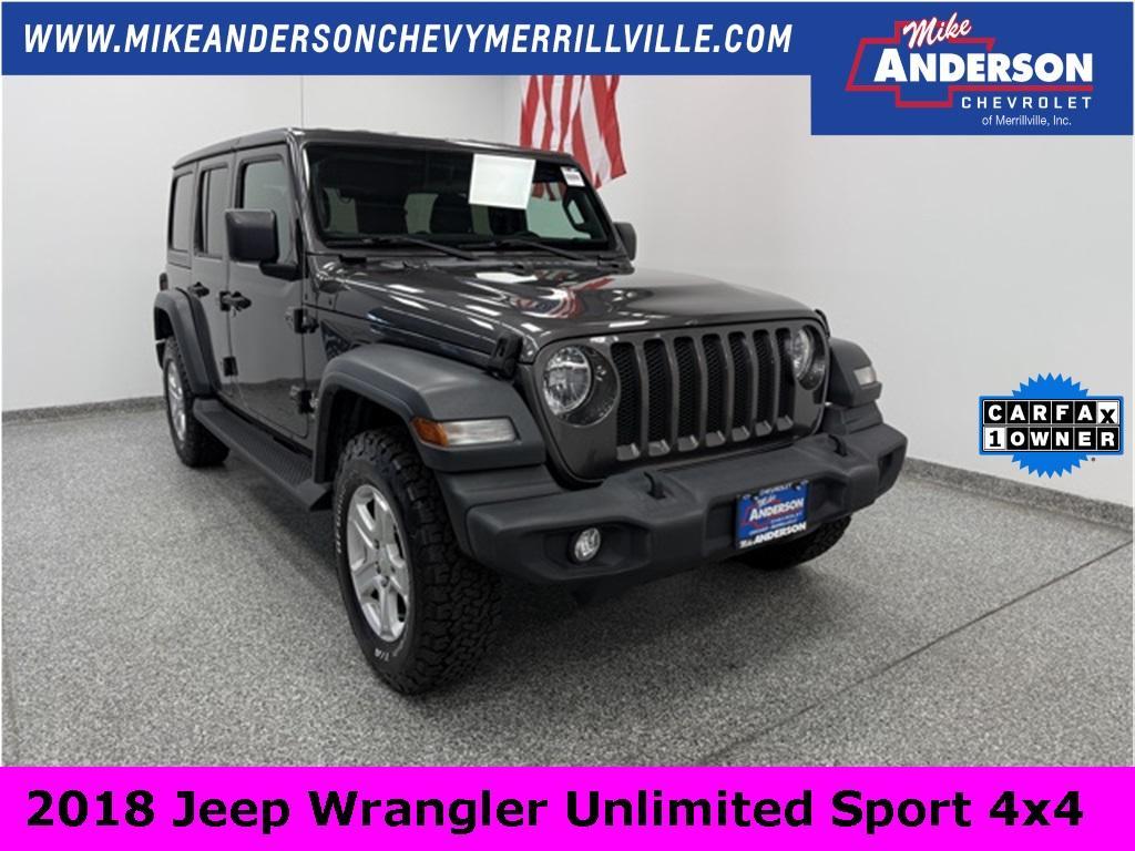 used 2018 Jeep Wrangler Unlimited car, priced at $18,780