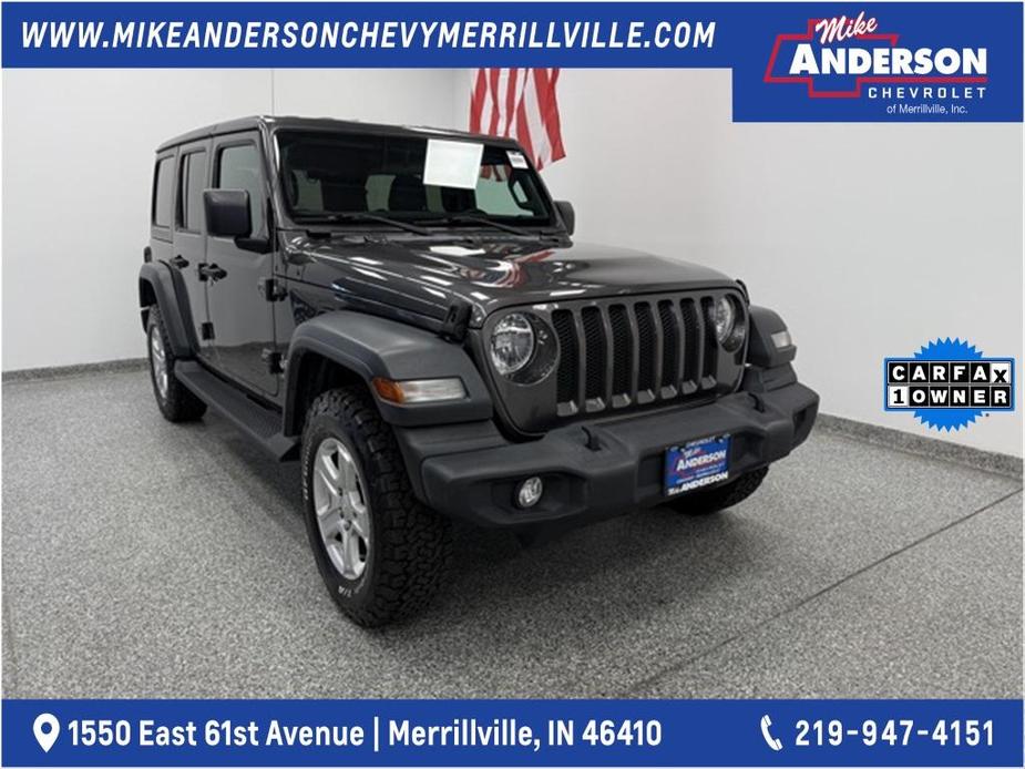 used 2018 Jeep Wrangler Unlimited car, priced at $19,500