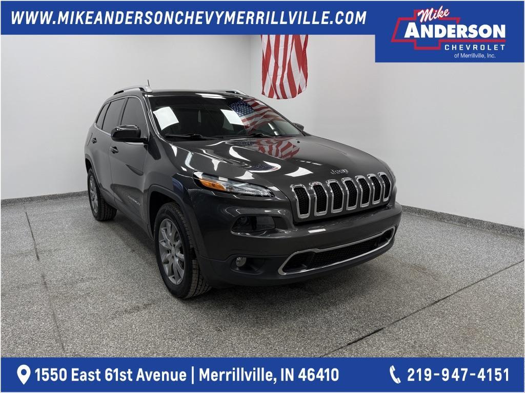 used 2018 Jeep Cherokee car, priced at $17,600