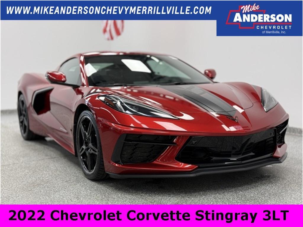 used 2022 Chevrolet Corvette car, priced at $71,500