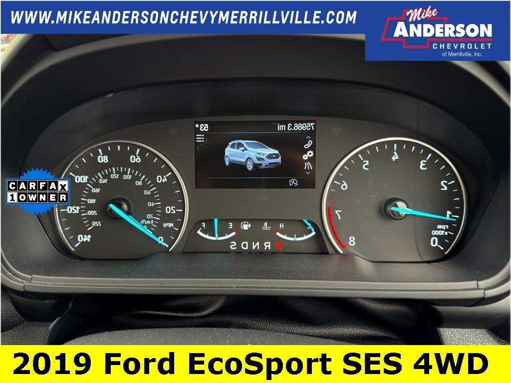 used 2019 Ford EcoSport car, priced at $12,989