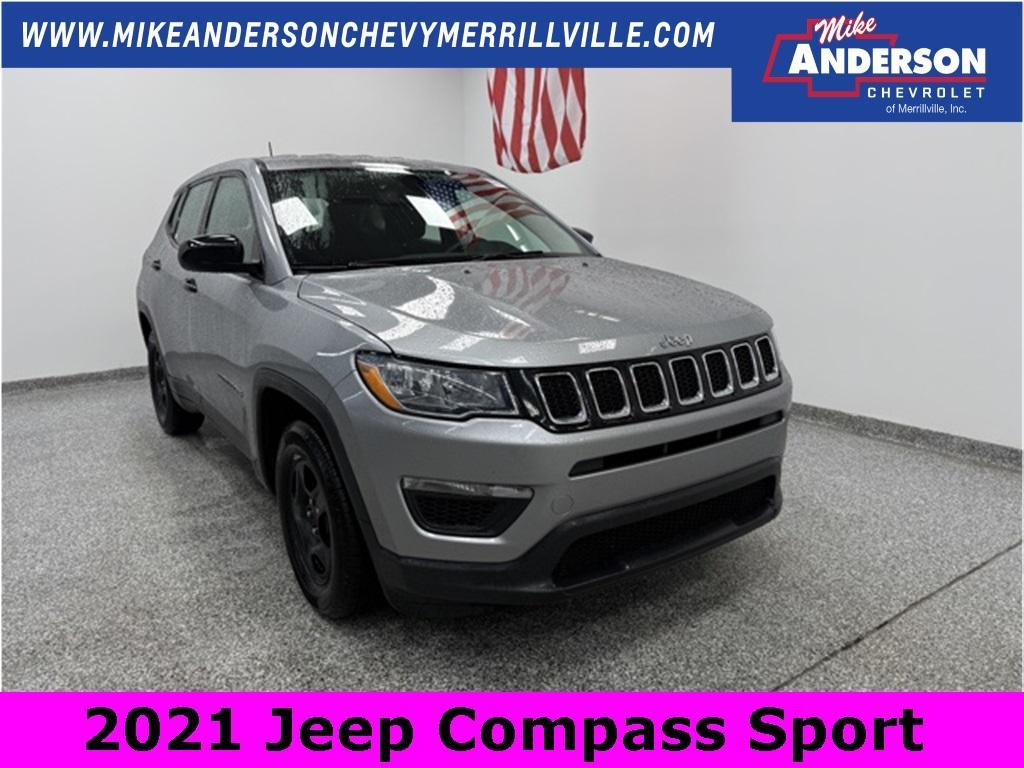 used 2021 Jeep Compass car, priced at $15,970