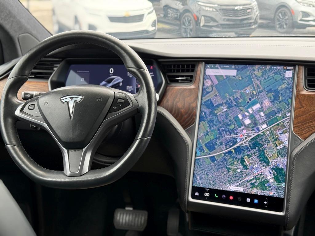 used 2021 Tesla Model X car, priced at $35,500