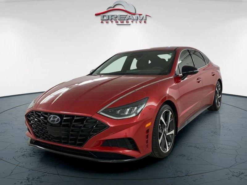 used 2021 Hyundai Sonata car, priced at $18,795