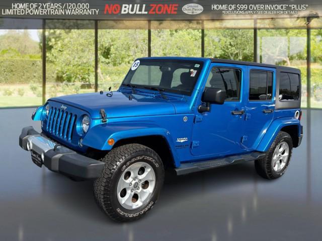 used 2015 Jeep Wrangler Unlimited car, priced at $19,734