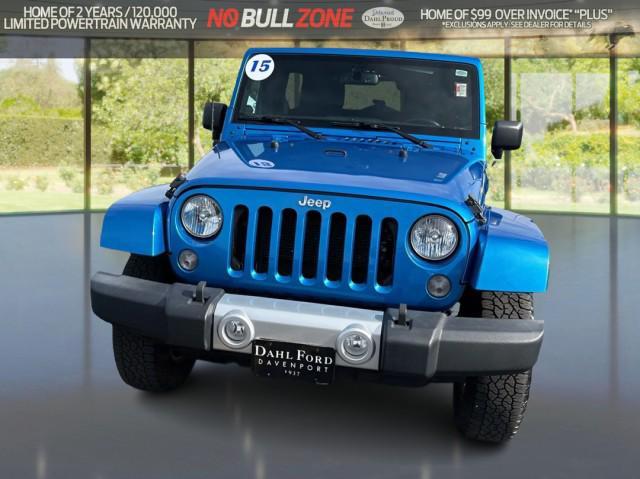 used 2015 Jeep Wrangler Unlimited car, priced at $19,734