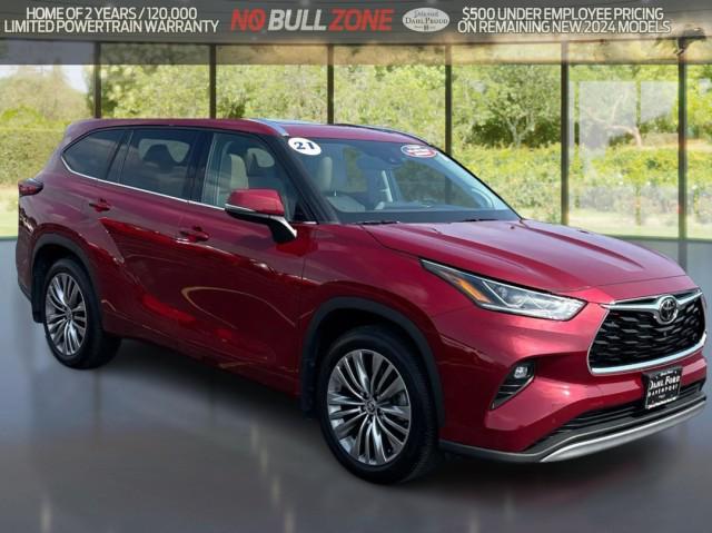 used 2021 Toyota Highlander car, priced at $39,405