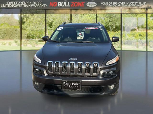 used 2018 Jeep Cherokee car, priced at $17,550
