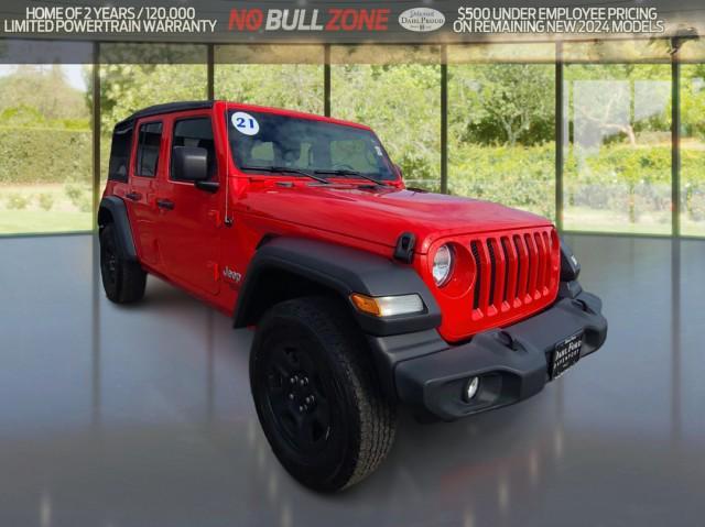 used 2021 Jeep Wrangler Unlimited car, priced at $31,024