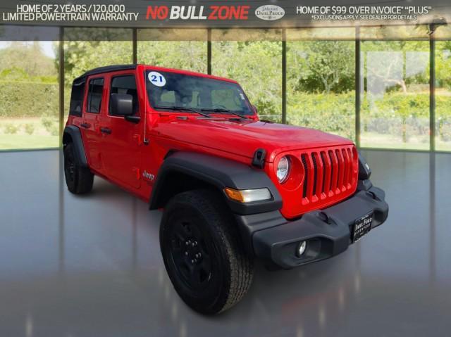 used 2021 Jeep Wrangler Unlimited car, priced at $29,910