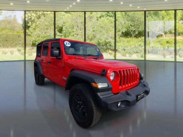 used 2021 Jeep Wrangler Unlimited car, priced at $32,635