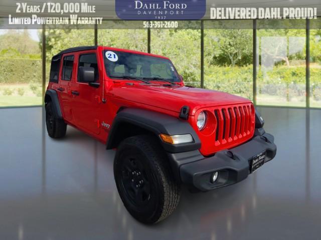 used 2021 Jeep Wrangler Unlimited car, priced at $31,024