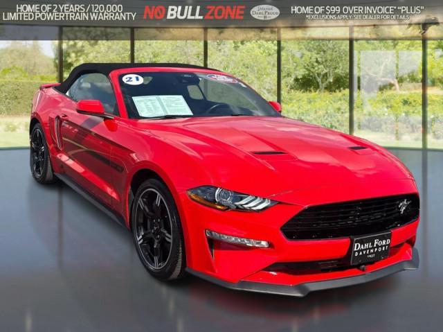 used 2021 Ford Mustang car, priced at $41,987