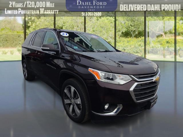 used 2021 Chevrolet Traverse car, priced at $25,137