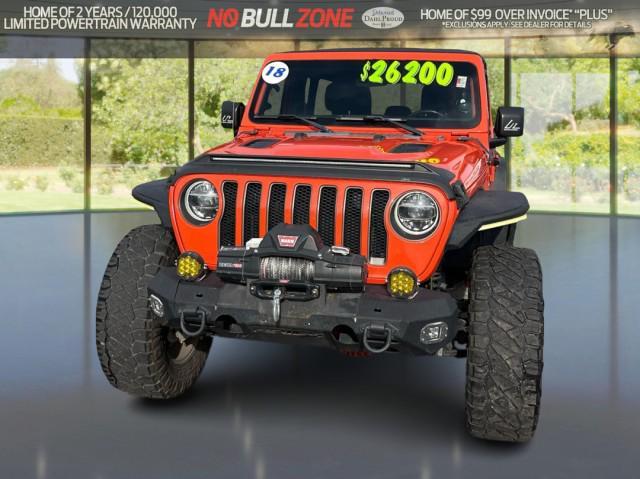 used 2018 Jeep Wrangler Unlimited car, priced at $26,200