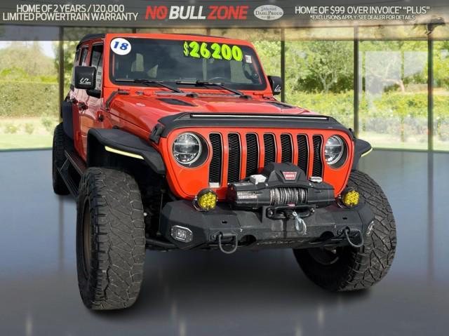 used 2018 Jeep Wrangler Unlimited car, priced at $26,200