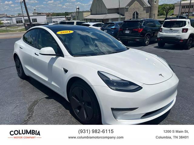used 2021 Tesla Model 3 car, priced at $29,885