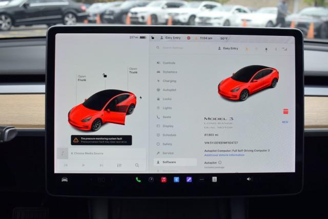 used 2021 Tesla Model 3 car, priced at $21,875