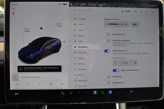 used 2019 Tesla Model 3 car, priced at $16,995