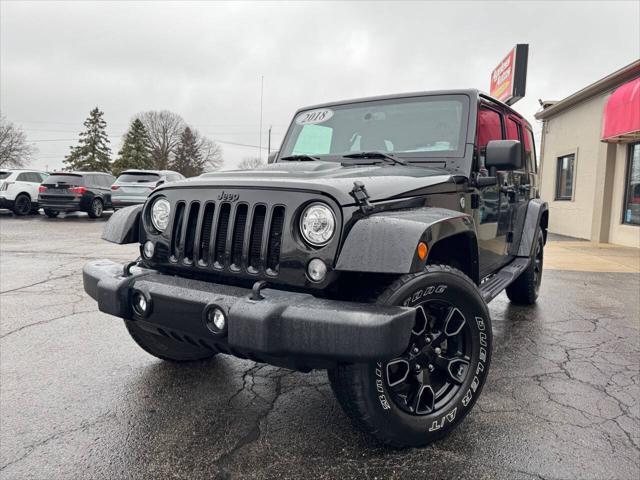 used 2018 Jeep Wrangler JK Unlimited car, priced at $23,995