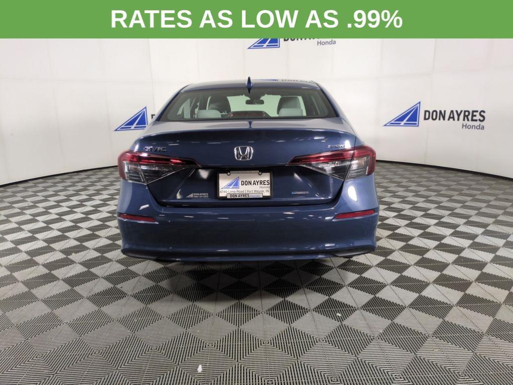 used 2025 Honda Civic Hybrid car, priced at $29,999