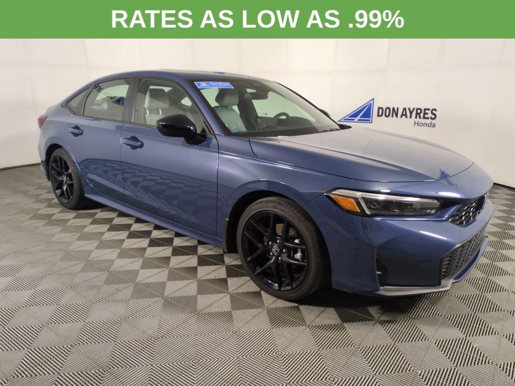 used 2025 Honda Civic Hybrid car, priced at $29,999
