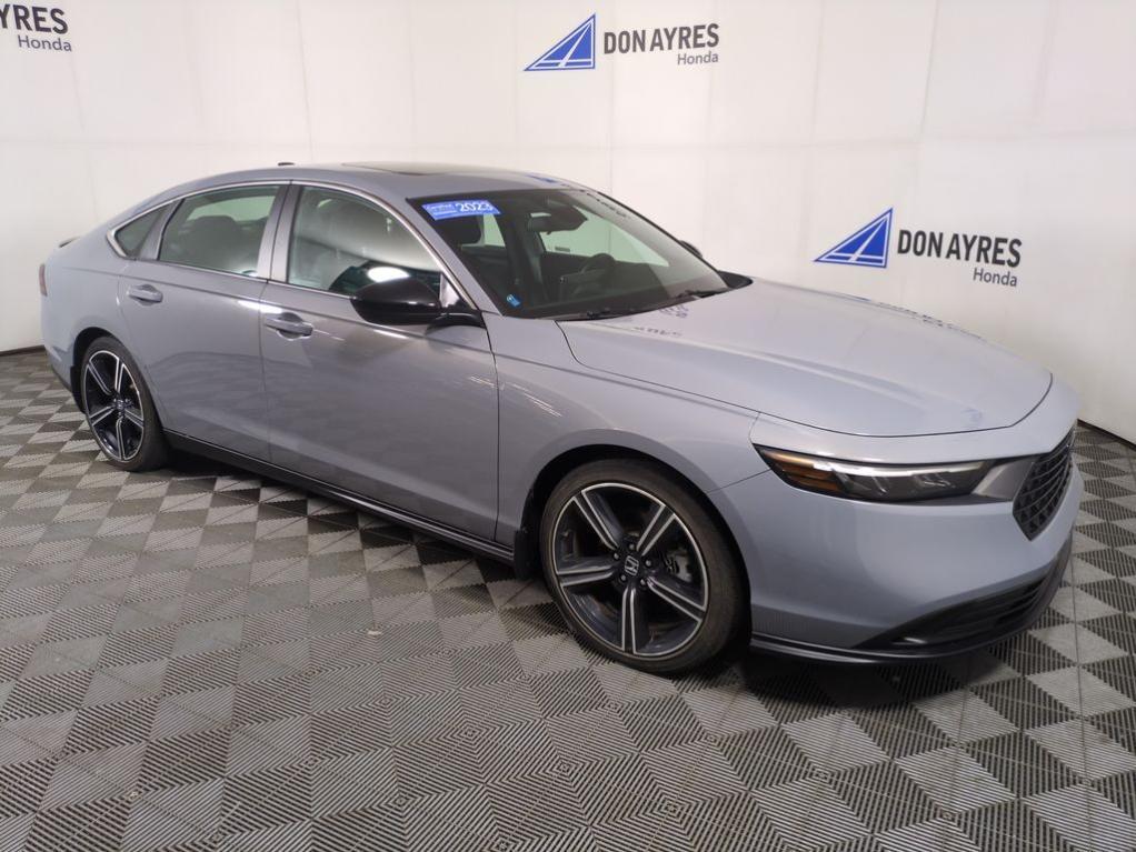 used 2023 Honda Accord Hybrid car, priced at $27,863