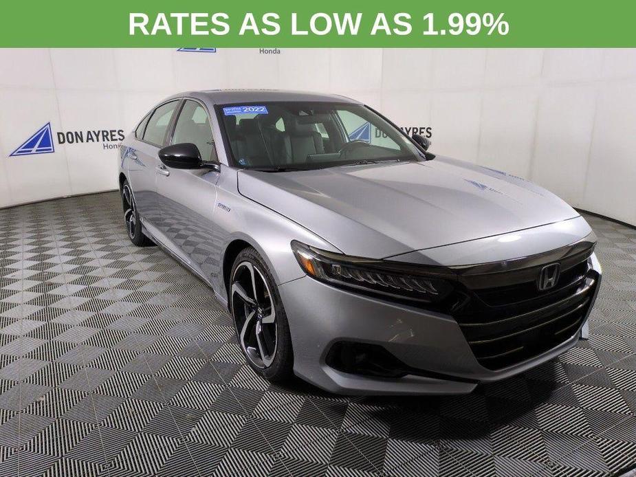 used 2022 Honda Accord Hybrid car, priced at $25,399