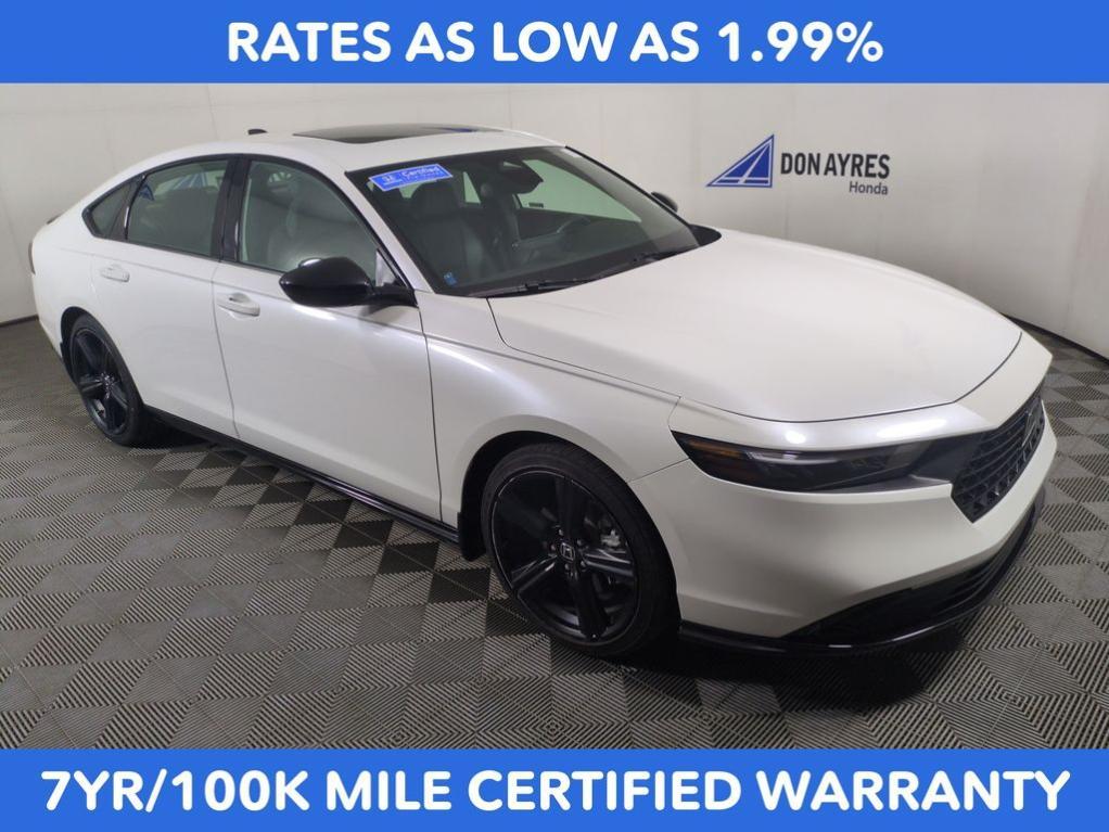 used 2024 Honda Accord Hybrid car, priced at $28,986