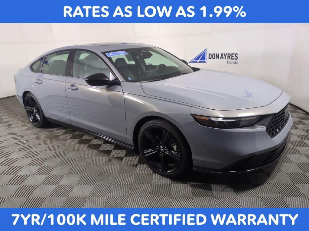 used 2023 Honda Accord Hybrid car, priced at $27,999