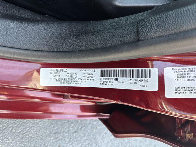 used 2015 Chrysler 200 car, priced at $12,500