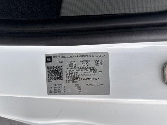 used 2021 Chevrolet Silverado 1500 car, priced at $16,500