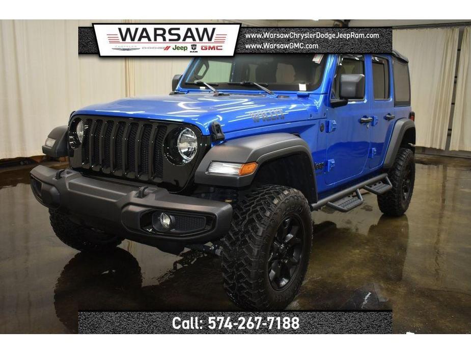 used 2021 Jeep Wrangler Unlimited car, priced at $33,291