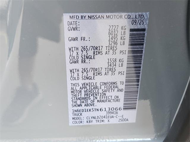 new 2026 Nissan Frontier car, priced at $45,380