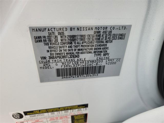 new 2026 Nissan Kicks car, priced at $27,355