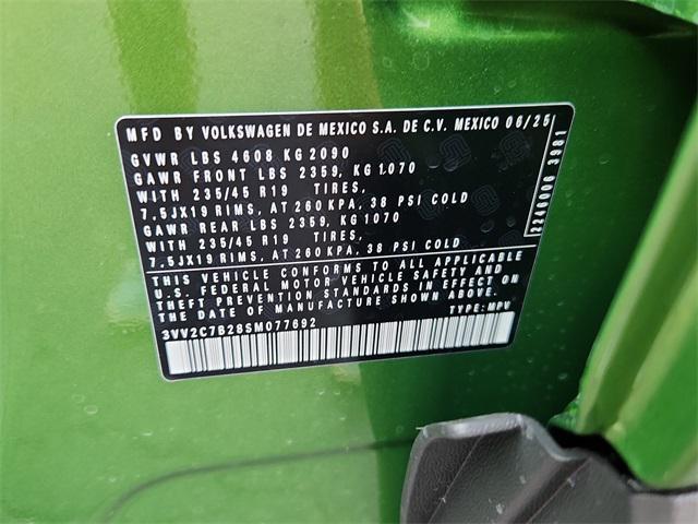 new 2025 Volkswagen Taos car, priced at $31,983