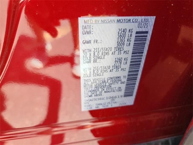 new 2025 Nissan Murano car, priced at $41,121