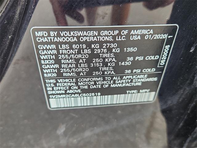 used 2020 Volkswagen Atlas car, priced at $24,189