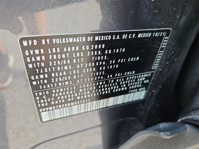 used 2022 Volkswagen Taos car, priced at $19,999